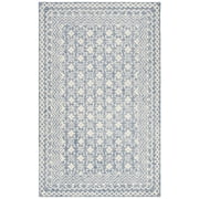 Safavieh Blossom Azura Geometric Wool Area Rug, Blue/Ivory, 6' x 9'