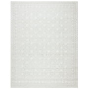 Safavieh Blossom Azura Geometric Wool Area Rug, Gray/Ivory, 10' x 14'