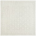 thumbnail image 1 of SAFAVIEH Blossom Azura Geometric Wool Area Rug, Grey/Ivory, 4' x 4' Square, 1 of 6