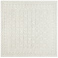 thumbnail image 1 of Safavieh Blossom Azura Geometric Wool Area Rug, Gray/Ivory, 4' x 4' Square, 1 of 8
