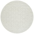 thumbnail image 1 of SAFAVIEH Blossom Azura Geometric Wool Area Rug, Grey/Ivory, 8' x 8' Round, 1 of 6