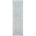 thumbnail image 1 of Safavieh Blossom Azura Geometric Wool Runner Rug, Blue/Ivory, 2'3" x 12', 1 of 8