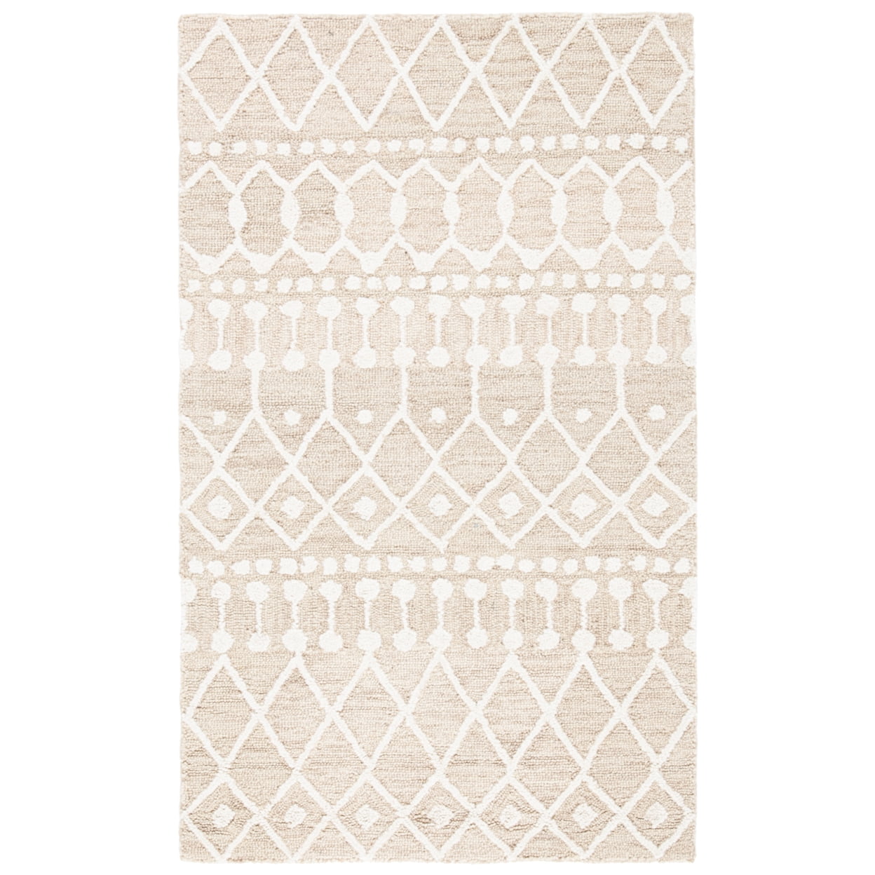 SAFAVIEH Blossom BLM115B Handmade Beige / Ivory Rug