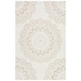 thumbnail image 1 of SAFAVIEH Blossom Brody Medallion Area Rug, Ivory/Light Brown, 4' x 6', 1 of 9