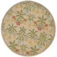 thumbnail image 1 of SAFAVIEH Blossom Caiside Floral Wool Area Rug, Beige/Multi, 6' x 6' Round, 1 of 5