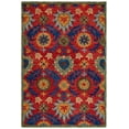 thumbnail image 1 of SAFAVIEH Blossom Cantor Floral Area Rug, Red/Blue, 5' x 8', 1 of 8