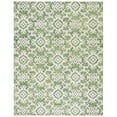 thumbnail image 1 of SAFAVIEH Blossom Cletus Geometric Wool Area Rug, Green/Ivory, 10' x 14', 1 of 10