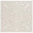 thumbnail image 1 of SAFAVIEH Blossom Dacre Floral Area Rug, Grey/Ivory, 6' x 6' Square, 1 of 5