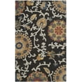 thumbnail image 1 of SAFAVIEH Blossom Danny Floral Wool Area Rug, Charcoal/Multi, 3' x 5', 1 of 5