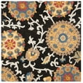 thumbnail image 1 of SAFAVIEH Blossom Danny Floral Wool Area Rug, Charcoal/Multi, 8' x 8' Square, 1 of 8