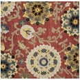 thumbnail image 1 of SAFAVIEH Blossom Danny Floral Wool Area Rug, Red/Multi, 6' x 6' Square, 1 of 5