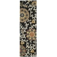 thumbnail image 1 of SAFAVIEH Blossom Danny Floral Wool Runner Rug, Charcoal/Multi, 2'3" x 8', 1 of 5