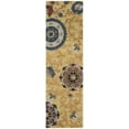 thumbnail image 1 of SAFAVIEH Blossom Danny Floral Wool Runner Rug, Gold/Multi, 2'3" x 10', 1 of 5