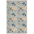 thumbnail image 1 of SAFAVIEH Blossom Derren Floral Area Rug, Gray/Blue, 4' x 6', 1 of 7
