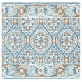 thumbnail image 1 of SAFAVIEH Blossom Dima Damask Area Rug, Navy/Yellow, 6' x 6' Square, 1 of 5