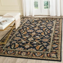 SAFAVIEH Blossom Elton Oriental Wool Area Rug, Navy, 4' x 6'