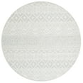 thumbnail image 1 of SAFAVIEH Blossom Emalee Southwestern Wool Area Rug, Silver/Ivory, 6' x 6' Round, 1 of 5
