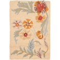 thumbnail image 1 of SAFAVIEH Blossom Emely Floral Flowers Wool Area Rug, Beige/Multi, 4' x 6', 1 of 10