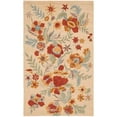 thumbnail image 1 of SAFAVIEH Blossom Emely Floral Flowers Wool Area Rug, Beige/Multi, 5' x 8', 1 of 5