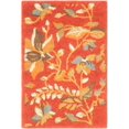 thumbnail image 1 of SAFAVIEH Blossom Evelyn Floral Flowers Wool Area Rug, Rust/Multi, 2'6" x 4', 1 of 5