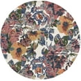 thumbnail image 1 of SAFAVIEH Blossom Ewart Floral Area Rug, Ivory/Blue, 6' x 6' Round, 1 of 8