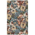 thumbnail image 1 of SAFAVIEH Blossom Ewart Floral Area Rug, Light Blue/Rust, 4' x 6', 1 of 6