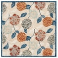 thumbnail image 1 of SAFAVIEH Blossom Franklyn Floral Area Rug, Beige/Red, 6' x 6' Square, 1 of 10