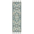 thumbnail image 1 of SAFAVIEH Blossom Frona Floral Wool Runner Rug, Blue/Ivory, 2'3" x 6', 1 of 8