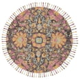 thumbnail image 1 of SAFAVIEH Blossom Gavril Southwestern Wool Area Rug, Charcoal/Multi, 6' x 6' Round, 1 of 11