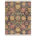 thumbnail image 1 of SAFAVIEH Blossom Gavril Floral Wool Fringed Runner Rug, Charcoal/Multi, 2'3" x 8', 1 of 6