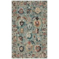 thumbnail image 1 of SAFAVIEH Blossom Greta Floral Area Rug, Blue/Rust, 4' x 6', 1 of 7