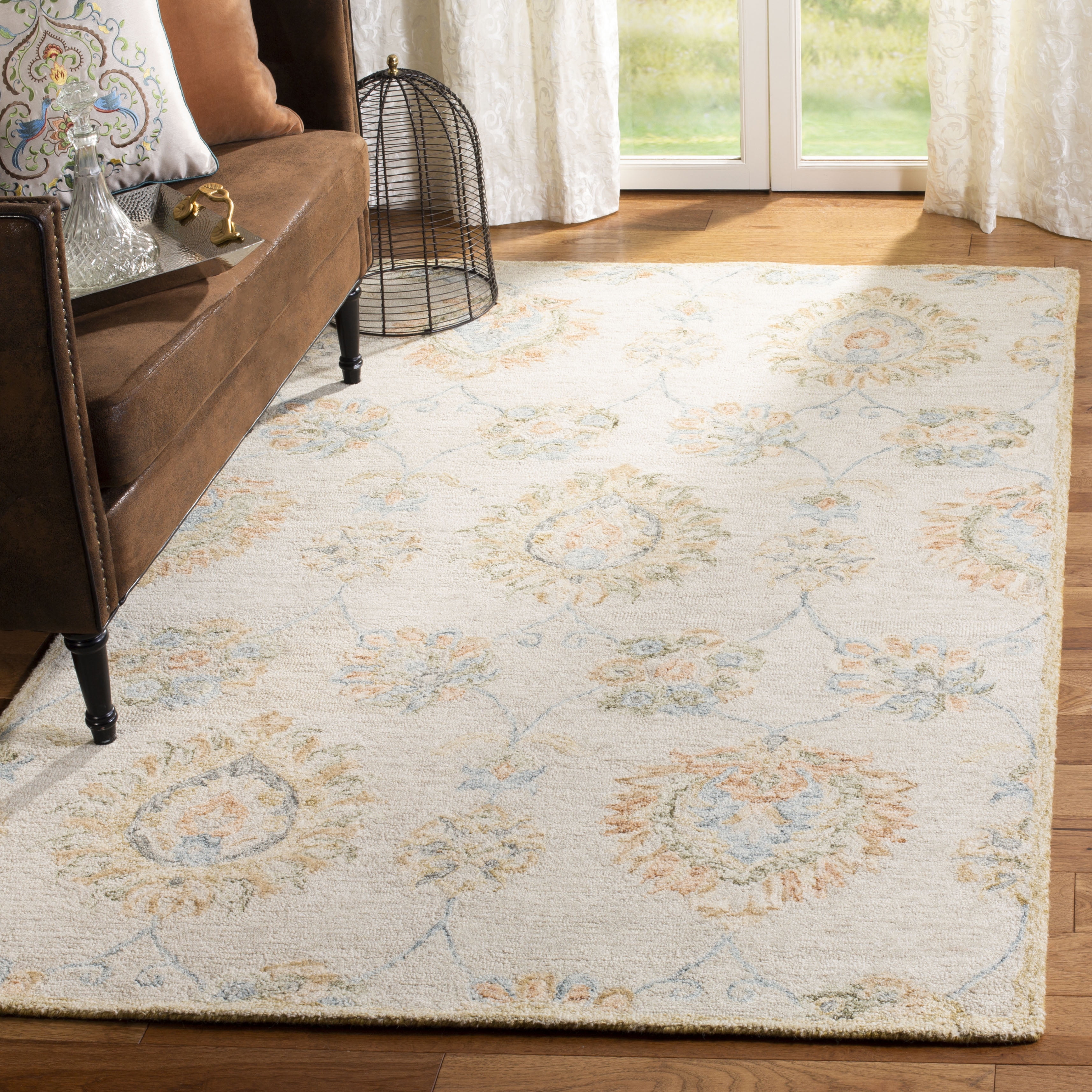 Safavieh Blossom, Beige / Sage, 8' x 10', Area Rug