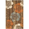 thumbnail image 1 of SAFAVIEH Blossom Heidi Floral Flowers Wool Area Rug, Brown/Multi, 2'6" x 4', 1 of 3