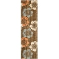 thumbnail image 1 of SAFAVIEH Blossom Heidi Floral Flowers Wool Runner Rug, Brown/Multi, 2'3" x 8', 1 of 10