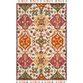 thumbnail image 1 of SAFAVIEH Blossom Ira Floral Wool Fringed Area Rug, Ivory/Multi, 5' x 8', 1 of 5