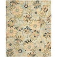 thumbnail image 1 of SAFAVIEH Blossom Jaslyn Floral Wool Area Rug, Light Blue/Multi, 6' x 6' Square, 1 of 10