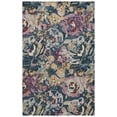 thumbnail image 1 of SAFAVIEH Blossom Jaylen Floral Area Rug, Light Blue/Plum, 4' x 6', 1 of 7