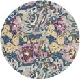 thumbnail image 1 of SAFAVIEH Blossom Jaylen Floral Area Rug, Light Blue/Plum, 6' x 6' Round, 1 of 7