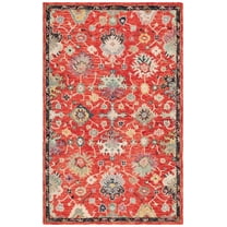 SAFAVIEH Blossom Jessamine Floral Area Rug, Red/Ivory, 8' x 10'