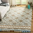 thumbnail image 1 of SAFAVIEH Blossom Jocelyne Geometric Area Rug, Ivory/Blue, 4' x 6', 1 of 7