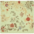 thumbnail image 1 of SAFAVIEH Blossom Kelly Floral Flower Wool Area Rug, Light Green/Multi, 6' x 6' Square, 1 of 3