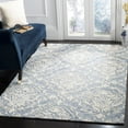 thumbnail image 1 of SAFAVIEH Blossom Kestrel Damask Wool Area Rug, Blue/Ivory, 5' x 8', 1 of 7