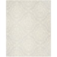 thumbnail image 1 of SAFAVIEH Blossom Kestrel Damask Wool Area Rug, Light Grey/Ivory, 8' x 10', 1 of 5
