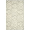 thumbnail image 1 of SAFAVIEH Blossom Kestrel Damask Wool Area Rug, Sage/Ivory, 5' x 8', 1 of 6