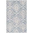 thumbnail image 1 of SAFAVIEH Blossom Kestrel Geometric Wool Area Rug, Blue/Ivory, 6' x 9', 1 of 6