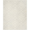 thumbnail image 1 of SAFAVIEH Blossom Kestrel Geometric Wool Area Rug, Light Grey/Ivory, 6' x 9', 1 of 6