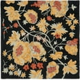 thumbnail image 1 of SAFAVIEH Blossom Kimmee Floral Area Rug, Black/Multi, 6' x 6' Square, 1 of 4