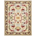 thumbnail image 1 of SAFAVIEH Blossom Lakisha Floral Bordered Wool Area Rug, Ivory/Green, 8' x 10', 1 of 9