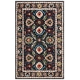 thumbnail image 1 of SAFAVIEH Blossom Lars Floral Area Rug, Black/Ivory, 5' x 8', 1 of 8