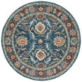 thumbnail image 1 of SAFAVIEH Blossom Lars Floral Area Rug, Blue/Green, 6' x 6' Round, 1 of 7
